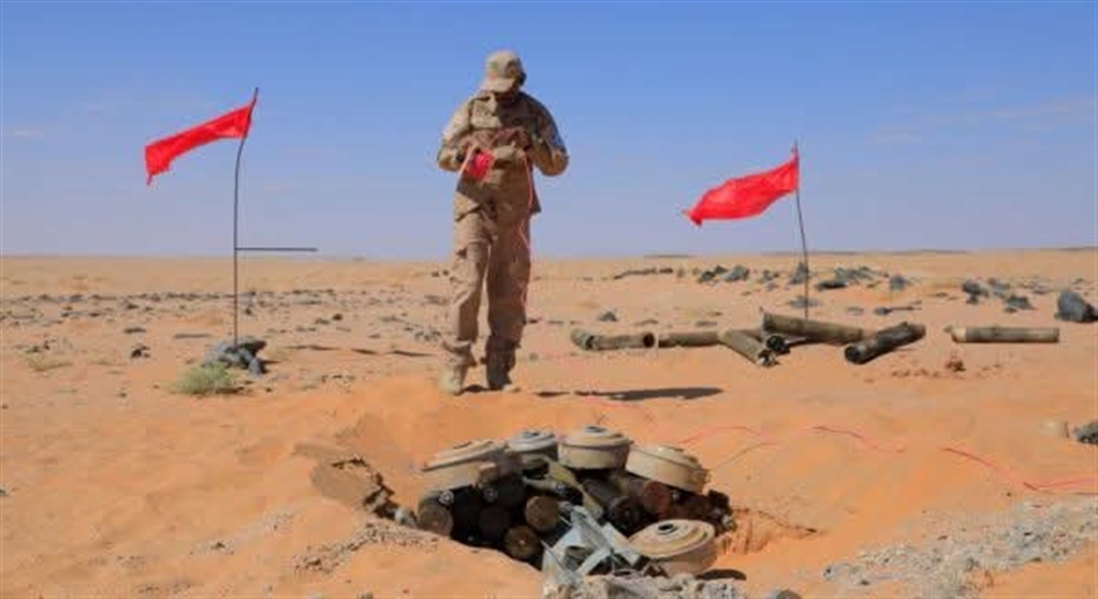 "مسام" يعلن نزع 4726 مادة متفجرة وتطهير 1.6 مليون متر مربع في اليمن في نوفمبر الماضي