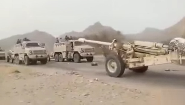 الانتقالي يرسل تعزيزات عسكرية كبيرة إلى خطوط المواجهة في هضبة حضرموت - [فيديو]