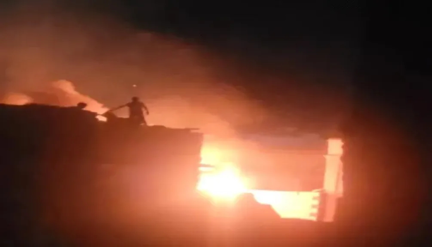 حريق يلتهم شقة عريس يمني في ليلة زفافه ويحوّل الفرح إلى مأساة