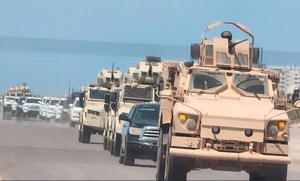 وحدات مشاركة ضمن عمليات التحالف العربي تنفذ إعادة تموضع جنوب اليمن