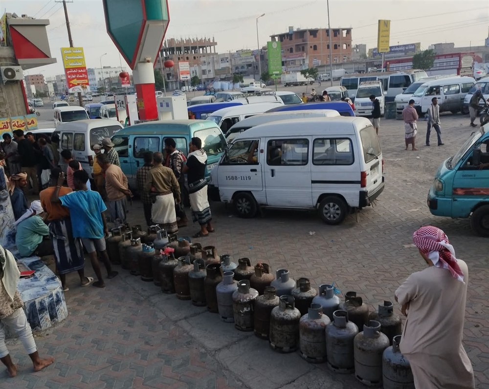 تفاقم ازمة الغاز المنزلي في المحافظات المحررة