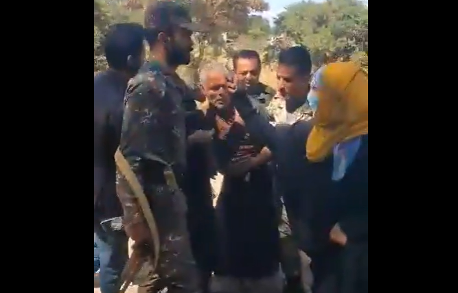 حوثيون يعتدون على مواطن مُسن أمام زوجته وأولاده بمحافظة إب - [فيديو]