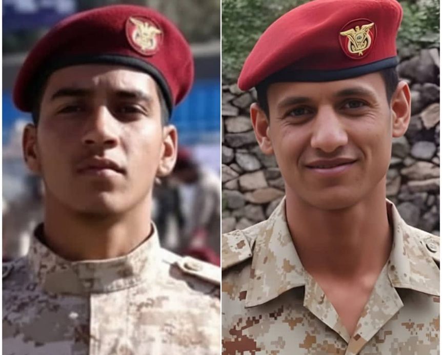 استشهاد جنديان من القوات الحكومية بمواجهات مع الحوثيين شرقي تعز