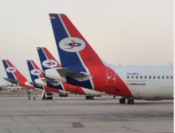 بعد توقف لعدة ساعات.. مغادرة أول رحلة جوية من مطار عدن باتجاه الاردن