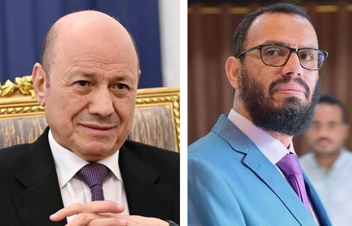 هاني بن بريك يوجه رسالة إلى الرئيس العليمي بشأن تصريحاته أمام سفراء الدول الراعية للتسوية في اليمن