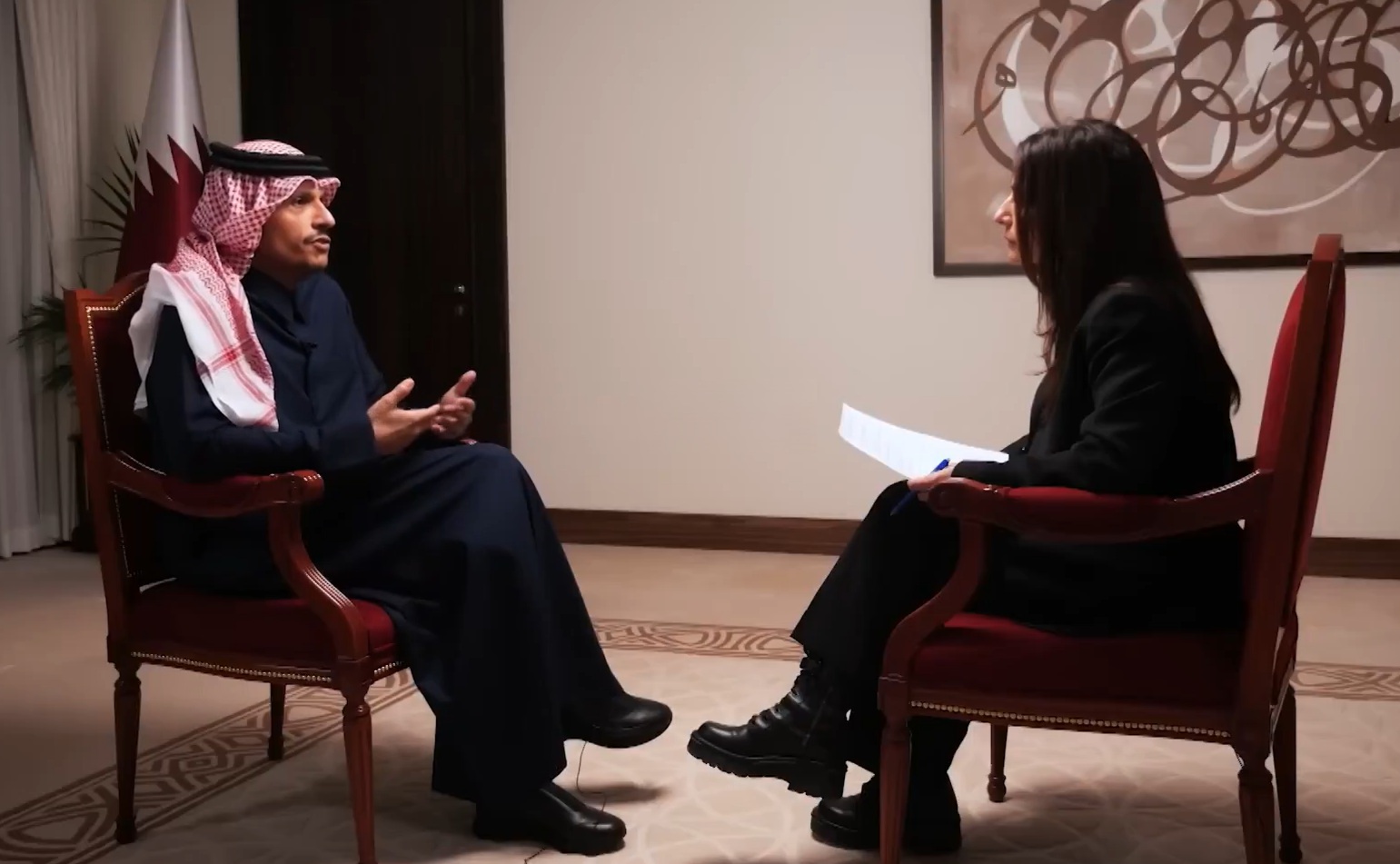 رئيس ورزاء قطر يشن هجوما حادا على إيران ويتهمها بـ الخداع