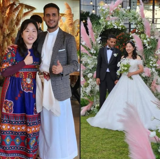 سائحة كورية تقع في حب شاب يمني بعد زيارتها جزيرة سقطرى وتتوج العلاقة بزواج رسمي