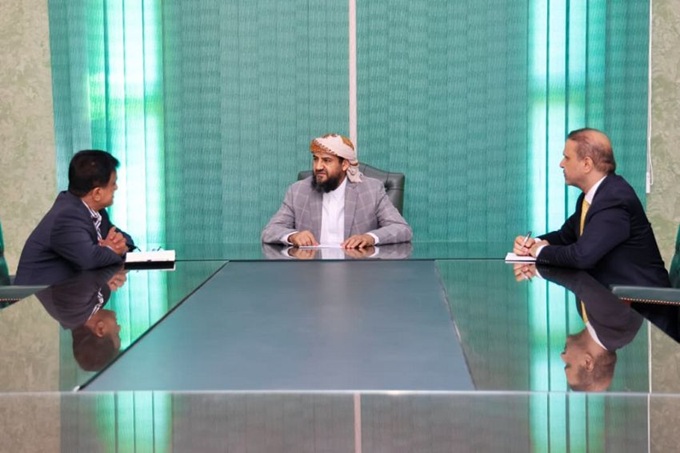 المحرّمي يلتقي الوزير الشماسي ويشدد على استقرار السوق النفطية في عدن 