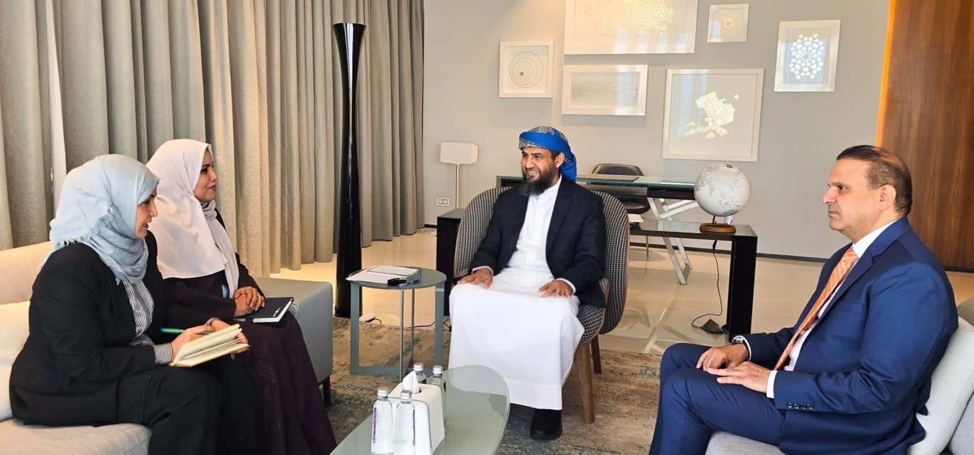 المحرّمي يلتقي المقطري وجعسوس ويشدد على صون حقوق الإنسان وتعزيز حضور المرأة في مراكز صنع القرار