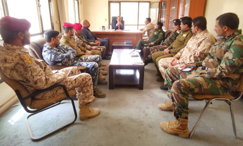 امنية شبوة تقر رفع الجاهزية وتعزيز الانتسار الامني