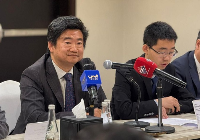 القائم بأعمال السفارة الصينية يؤكد دعم بلاده لوحدة اليمن وسلامة أراضيه