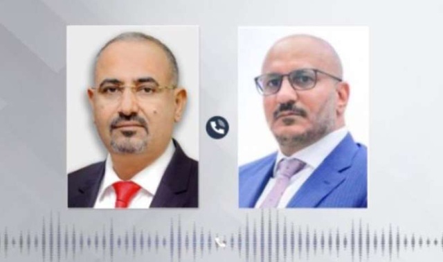 طارق صالح وعيدروس الزبيدي يؤكدان على تنسيق الجهود السياسية والعسكرية لاستعادة العاصمة صنعاء