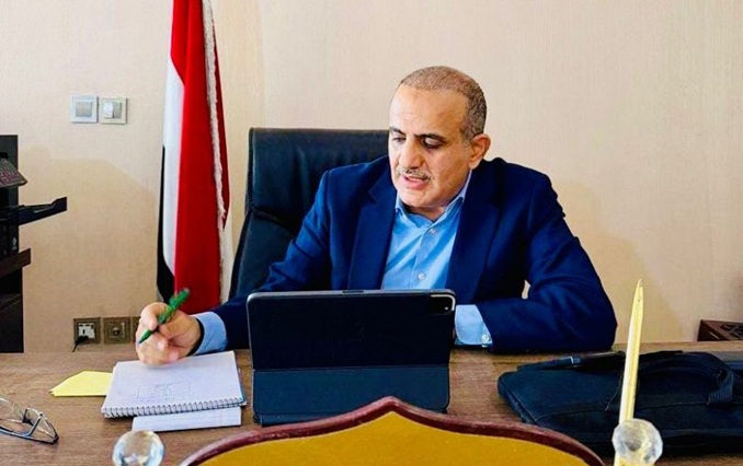 بحيبح يبحث مع فريق فني سعودي الخطوات التنفيذية لإنشاء صندوق الصحة