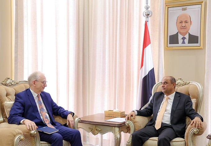 رئيس وزراء اليمن يستقبل سفير ألمانيا ويؤكد المضي في تنفيذ خطة الإصلاحات الاقتصادية الشاملة