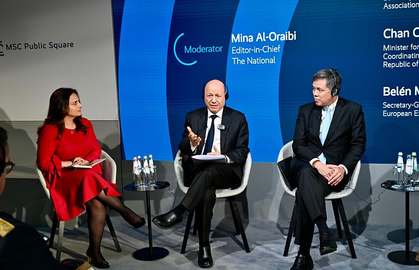 العليمي من ميونيخ: الرياض هي ”بوابة العبور“ لإدماج اليمن في المنظومة الخليجية