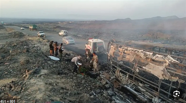 لجنة التحقيق تتخذ اجراء صارم بحق شركة "صقر الحجاز" على خلفية حادث العرقوب بأبين