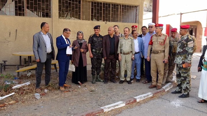 تسليم المعهد التقني في تعز بعد اخلاءه من الشرطة العسكرية