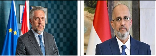 الاتحاد الاوروبي يعلن استعداده لزيادة الدعم لليمن في عدة مجالات أساسية