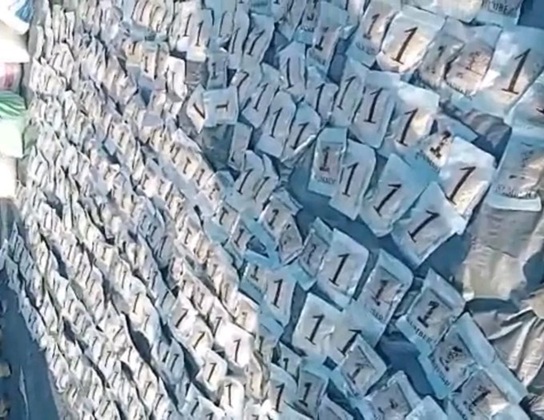 قوات العمالقة تضبط كمية كبيرة من المخدرات على متن قارب قرب باب المندب