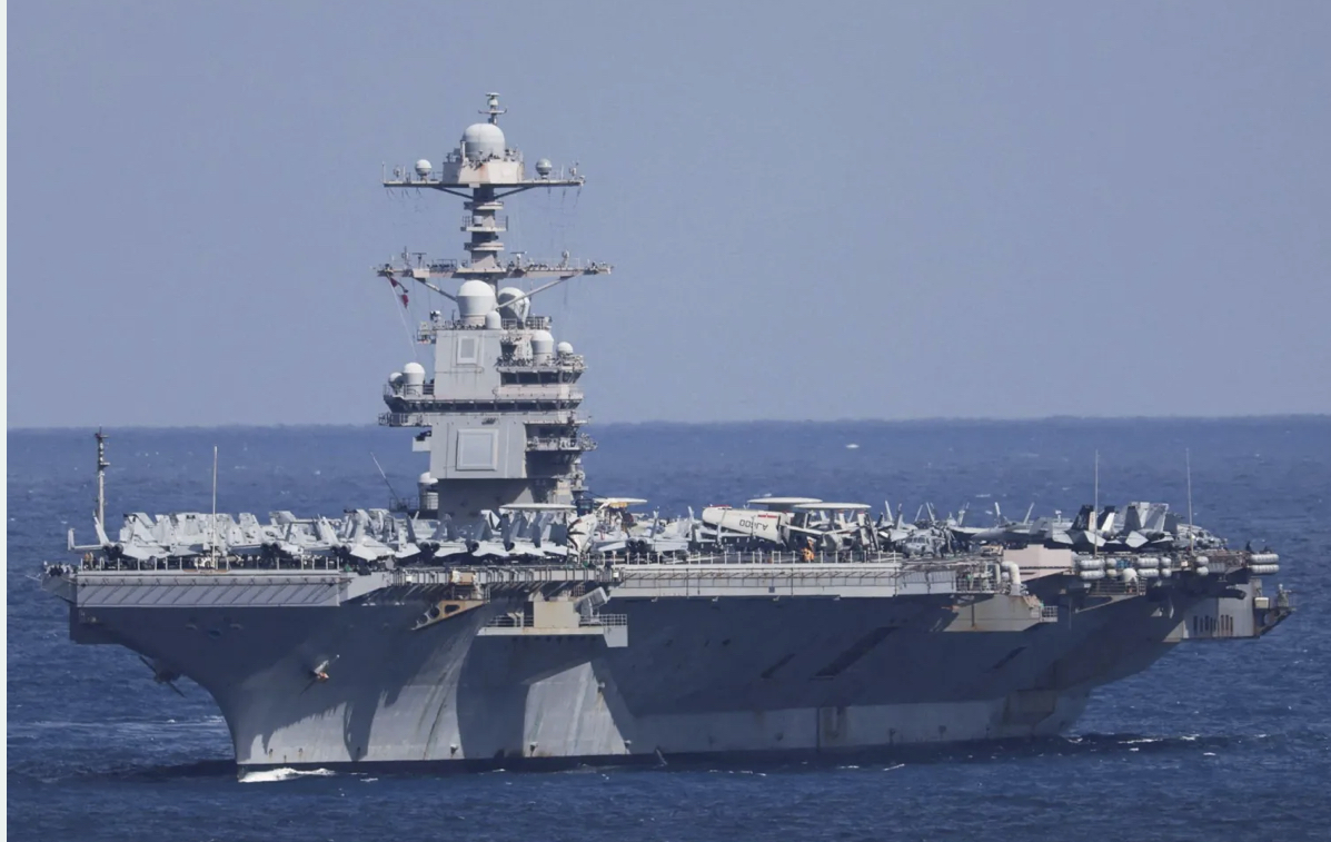 إيران تعتبر المراكز اللوجيستية لحاملة الطائرات «جيرالد فورد» أهدافاً محتملة 