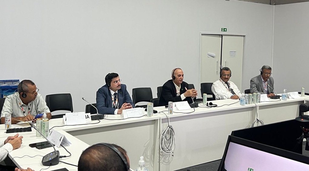 وزير المياه والبيئة يلتقي الوفد اليمني والمفاوضين وممثلي المنظمات المشاركين في مؤتمر المناخ