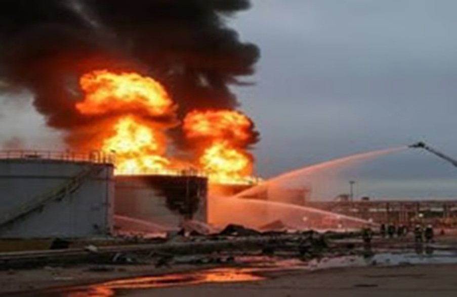السيطرة على حريق في محطة حقل شاه للغاز بأبوظبي عقب هجوم بطائرة مسيرة