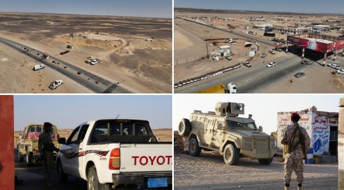 قوات درع الوطن تواصل انتشارها لتأمين الخطوط والمواقع الحيوية في حضرموت