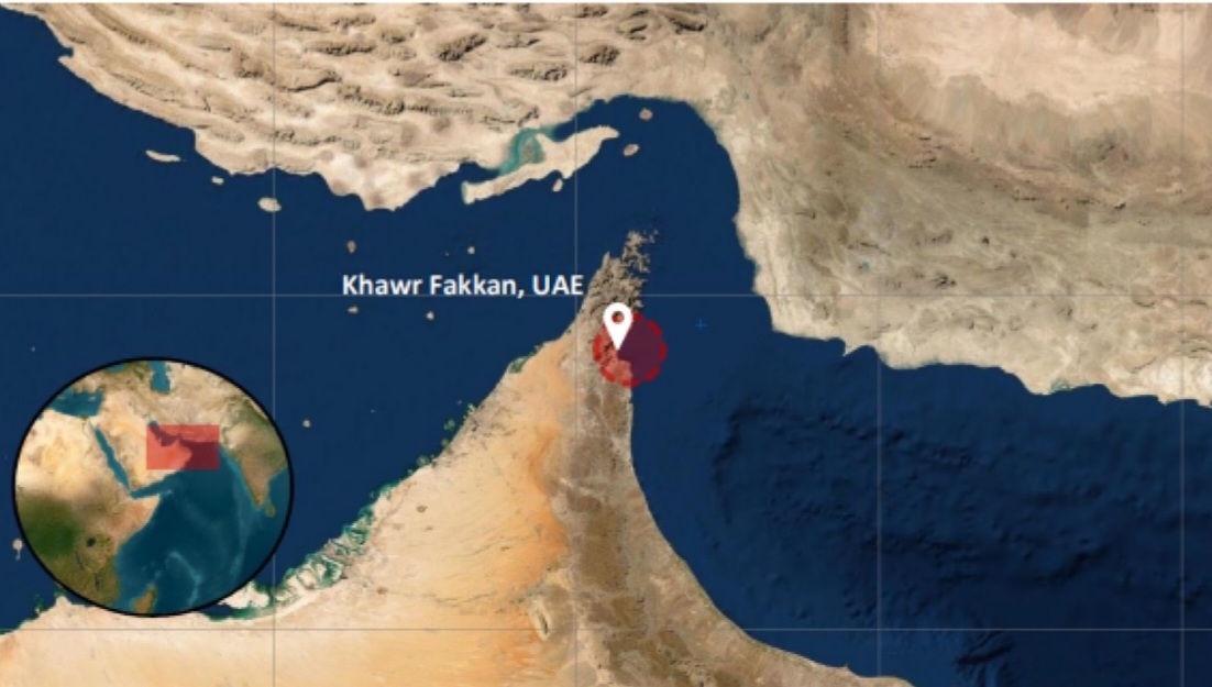 تعرض سفينة لهجوم بمقذوف مجهول قبالة سواحل الإمارات