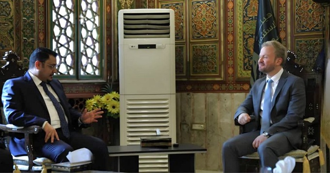 اليمن يبحث مع سوريا الفرص الاستثمارية المتاحة في لقطاعات ذات الأولوية