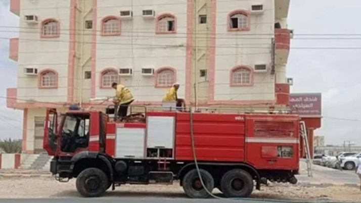 حريق يلتهم مستودعا تعليميا في المهرة ويُرجح سببًا كهربائيًا