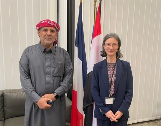 الكثيري يلتقي سفيرة فرنسا ويؤكد: القضية الحضرمية جزء أساسي من أي تسوية عادلة ومستدامة