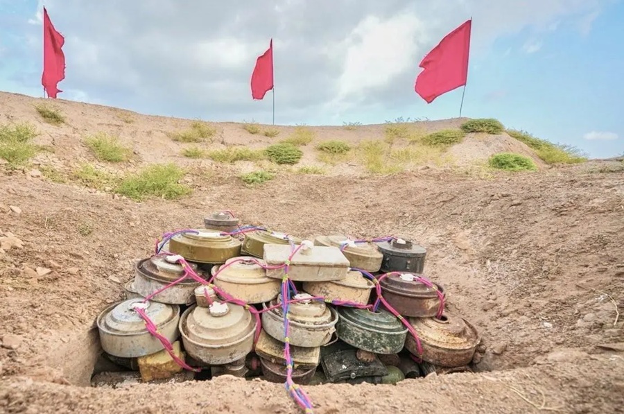 مسام السعودي ينزع 874 لغمًا من الأراضي اليمنية خلال أسبوع