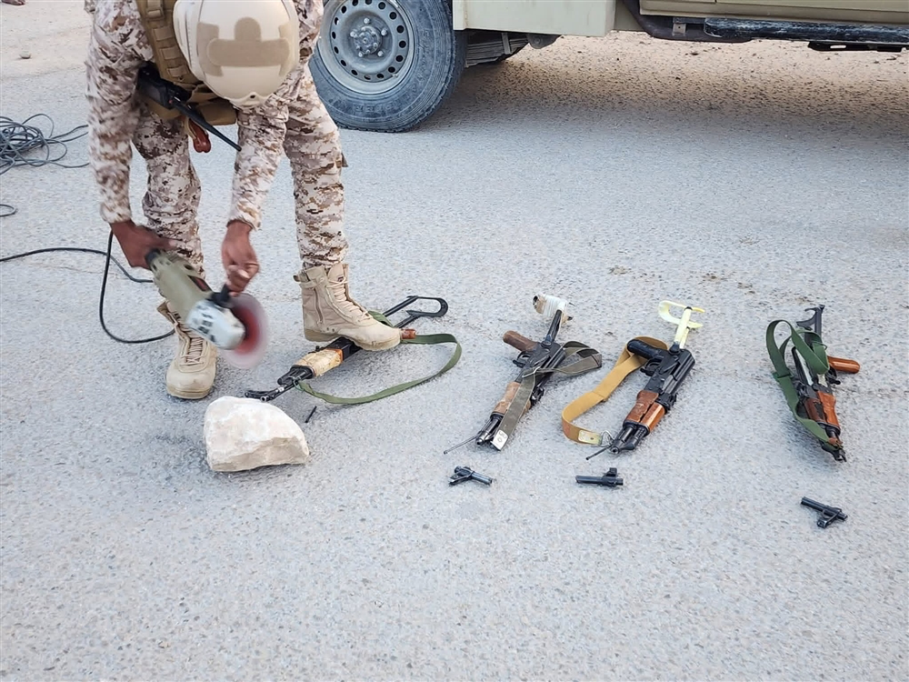 حضرموت.. استمرار حملة منع حمل السلاح 