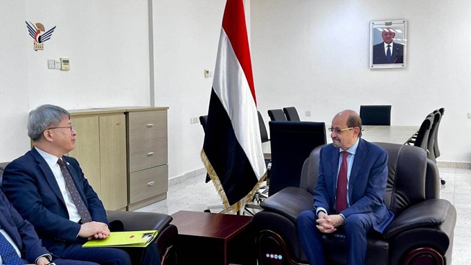 وزير خارجية اليمن يثمن الدعم الكوري الجنوبي للحكومة الشرعية