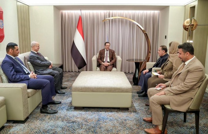 مجلي يبحث مع هيئة التشاور والمصالحة جهود احتواء التصعيد في حضرموت والمهرة