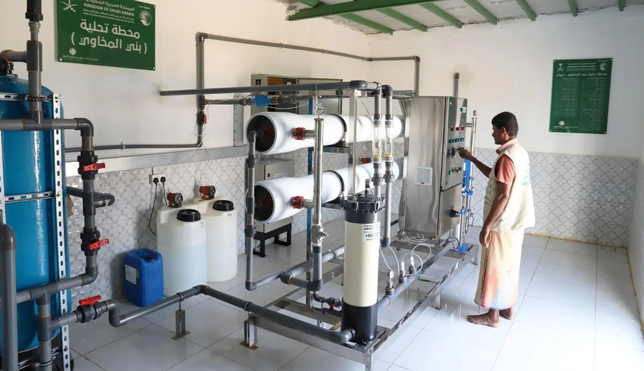 مركز سعودي يضخ أكثر من 54 مليون لتر مياه ضمن مشروع في حجة وصعدة خلال فبراير الماضي